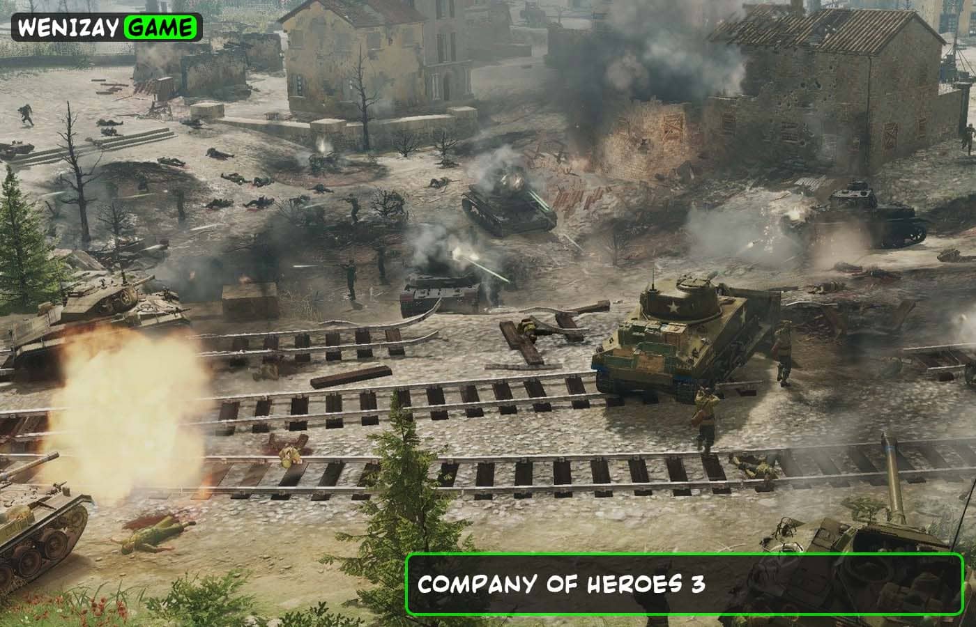 Система разрушения в Company of Heroes 3 выводит разрушения на новый уровень