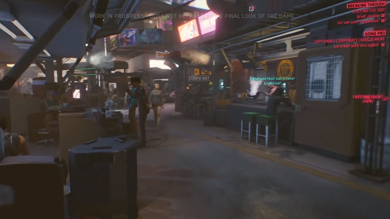 Gameplay Cyberpunk 2077 2018